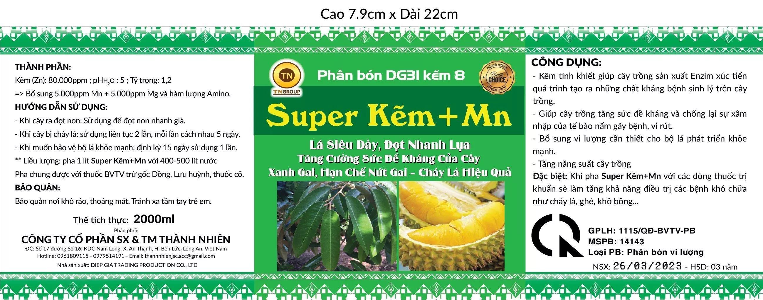 Super Kẽm + Mn